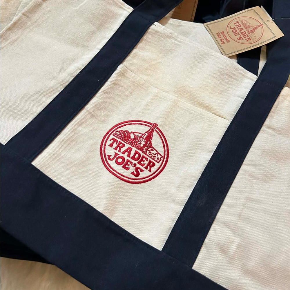❌SOLD❌NEW Trader Joe's NAVY Tote Bag #3